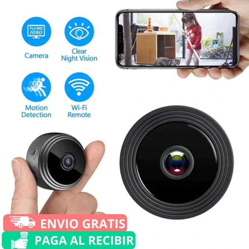 Mini Camara de Seguridad SafeView Pro®️- Vigilancia 24/7