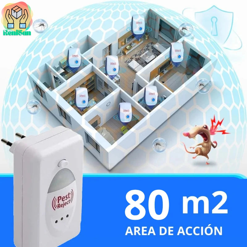 Repelente eléctrico Ratas e Insectos🐀🐜 - Adiós plagas