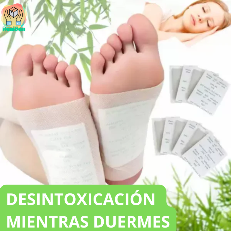 ✨Parche Desintoxicante Kinoki 100 uni : Limpia Tu Cuerpo Mientras Duermes✨