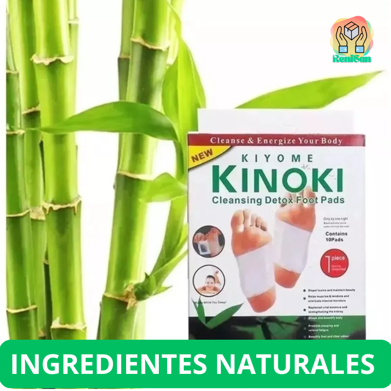 ✨Parche Desintoxicante Kinoki 100 uni : Limpia Tu Cuerpo Mientras Duermes✨