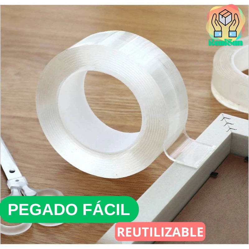 2x Cinta adhesiva mágica -✨ ¡Pega y cuelga todo, en cualquier lugar!