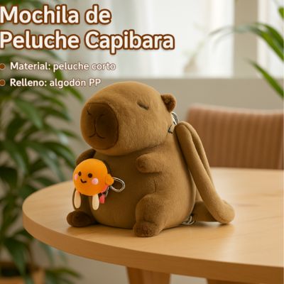 Mochila Peluche Kawaii Capibara