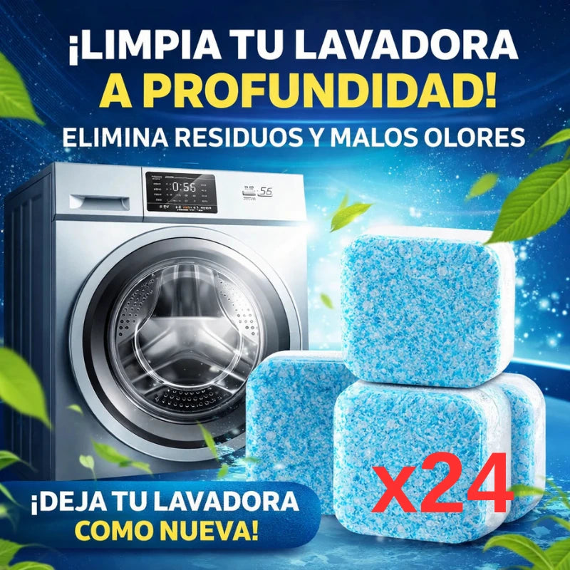 CleanWash Tabs™ - Limpieza Profunda para tu Lavadora