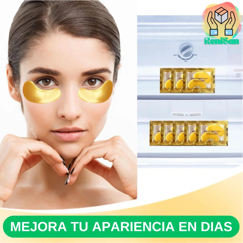 Máscara de Ojeras Ácido Hialurónico X10  -✨ Mirada radiante al despertar