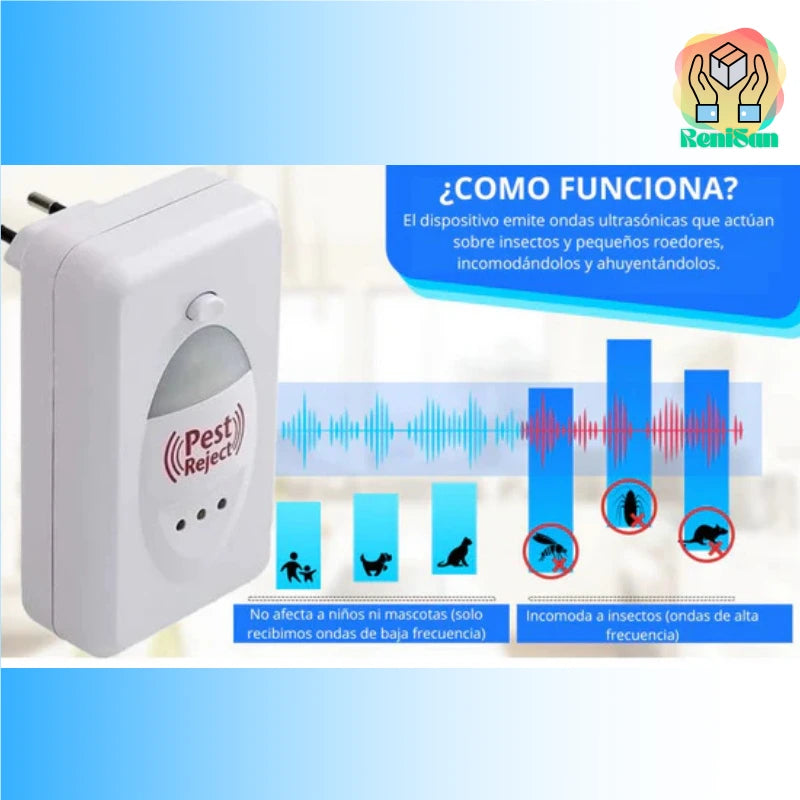 Repelente eléctrico Ratas e Insectos🐀🐜 - Adiós plagas
