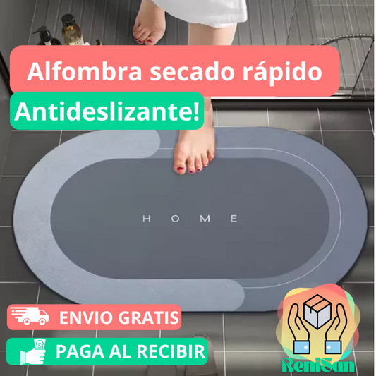 Alfombra tapete secado rapido -💧 No más pisos mojados