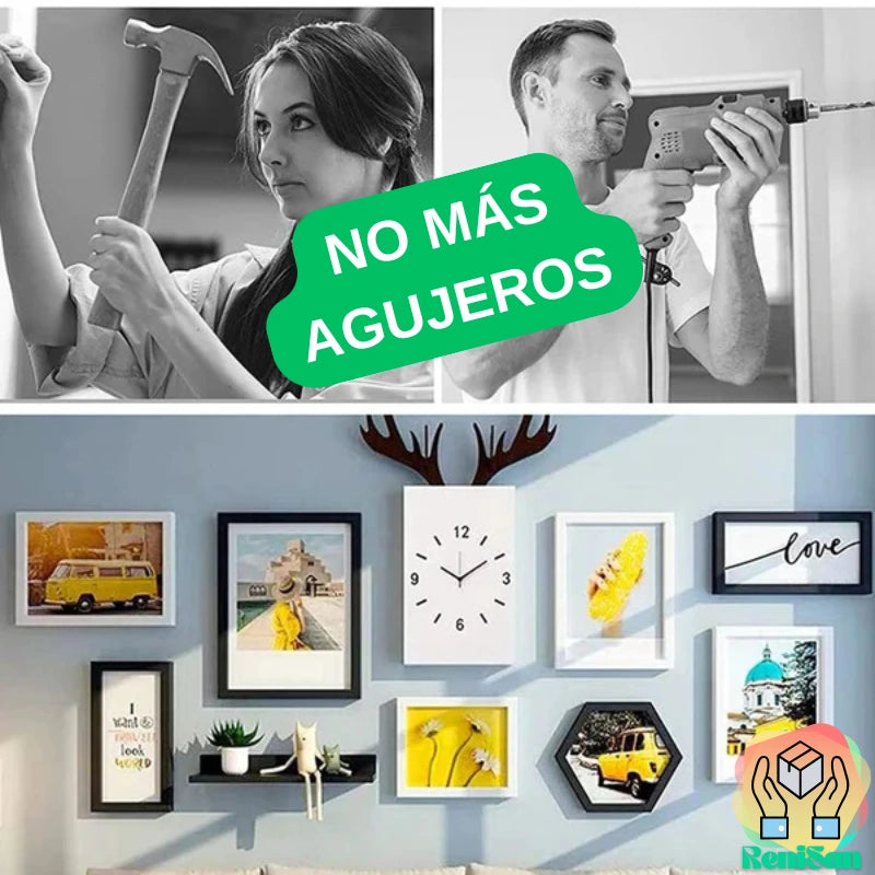 2x Cinta adhesiva mágica -✨ ¡Pega y cuelga todo, en cualquier lugar!