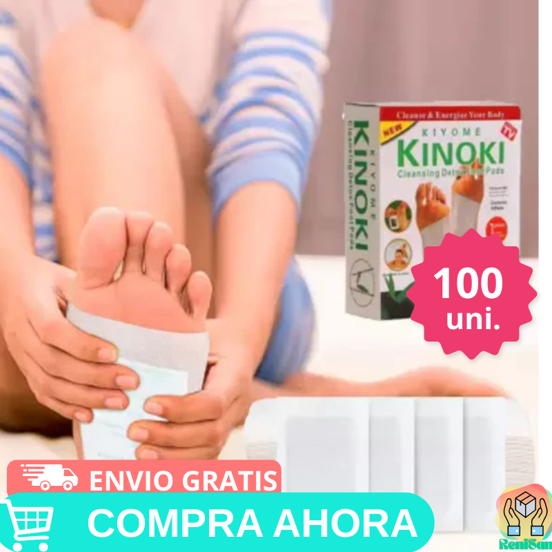 ✨Parche Desintoxicante Kinoki 100 uni : Limpia Tu Cuerpo Mientras Duermes✨